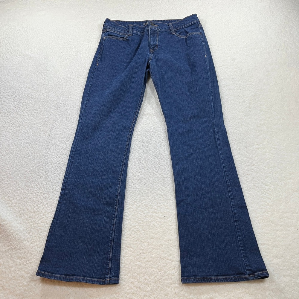 Old Navy Jeans Womens 8 Dark Blue The Dreamer Bootcut Mid Rise Stretch 662350-00